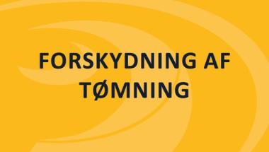Forskydning af tømning